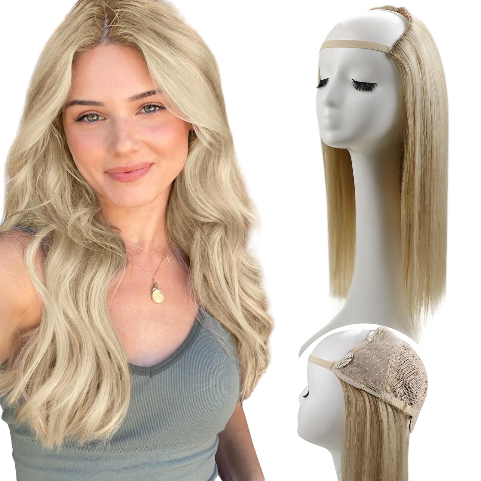 blonde wig