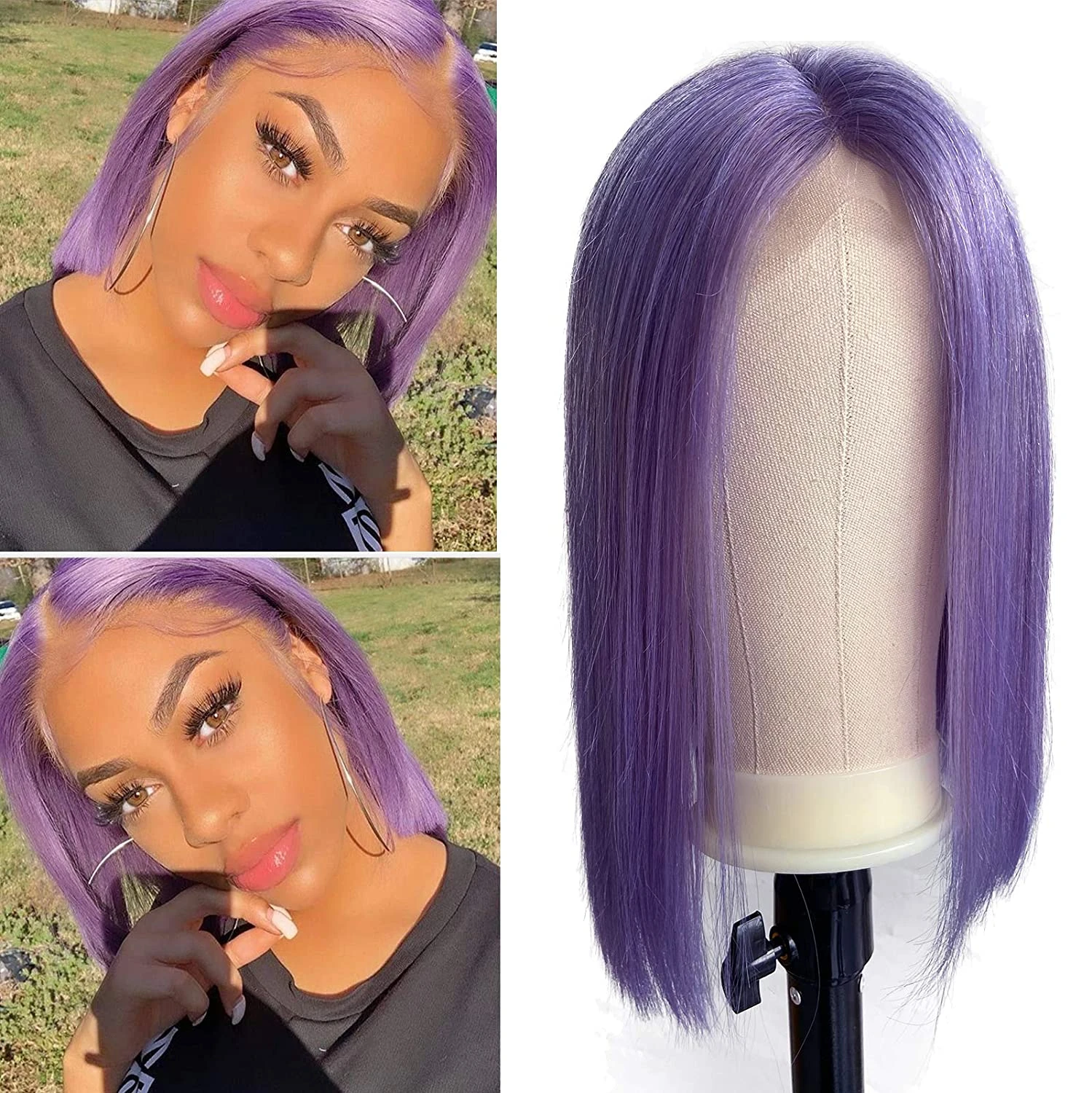 Purple Wig