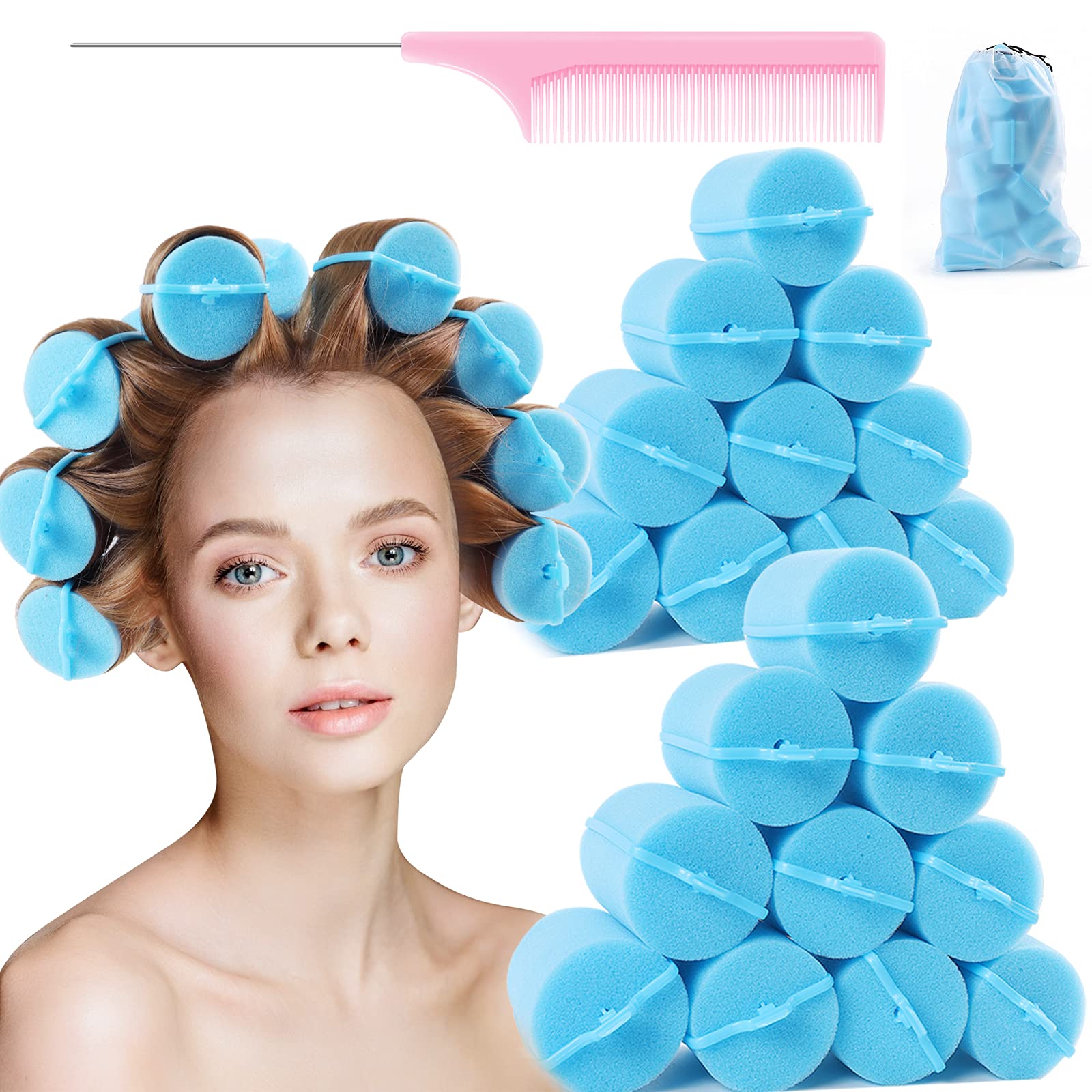 how to use foam hair rollers