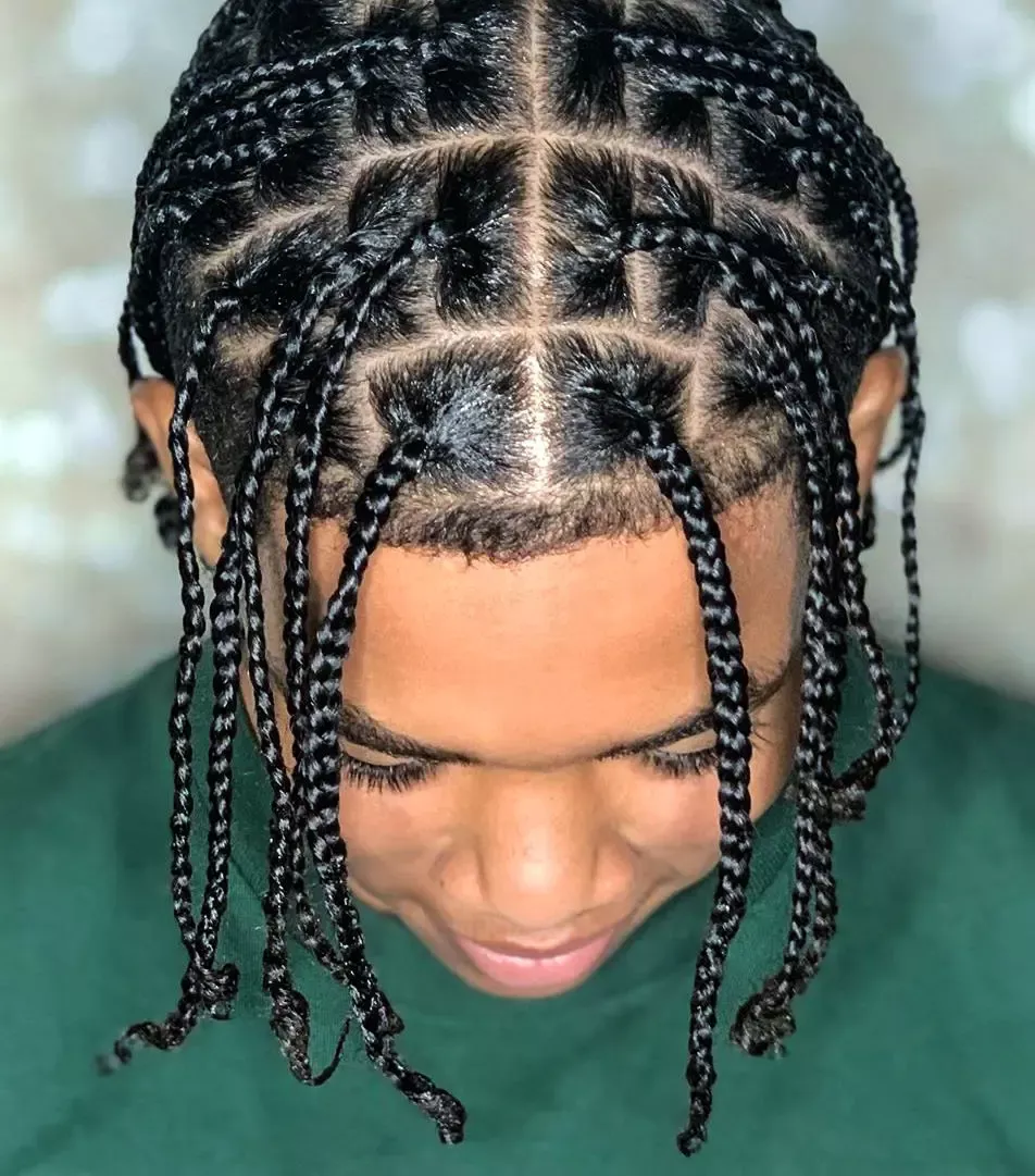 black men with braids