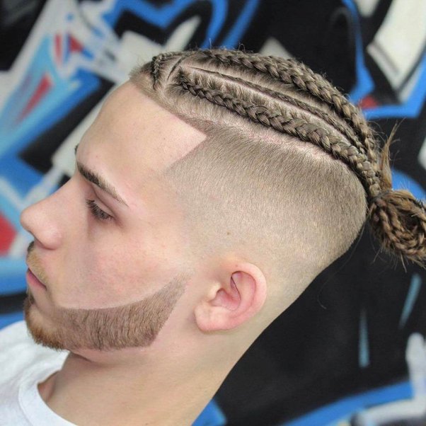 braids on black man