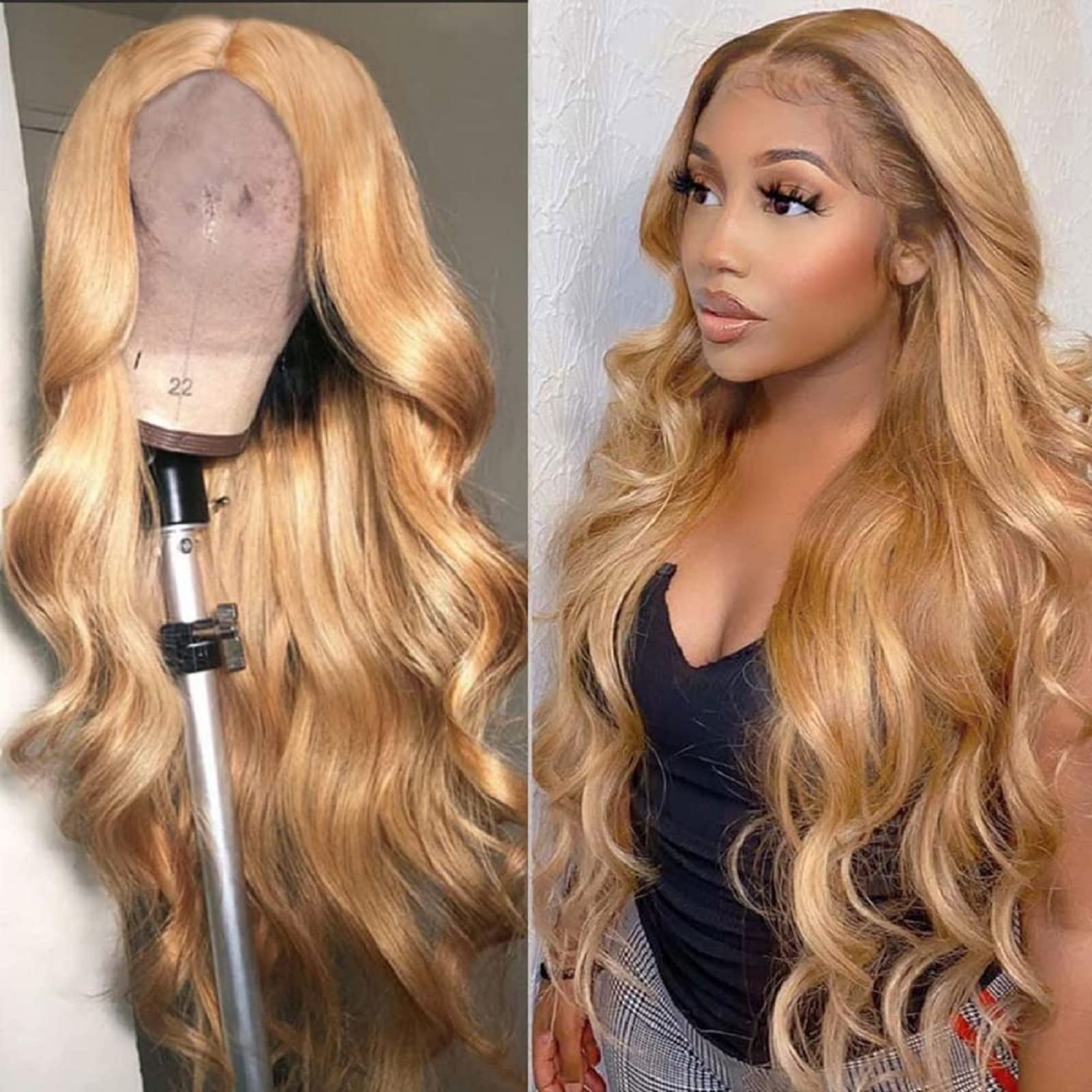 light brown wig