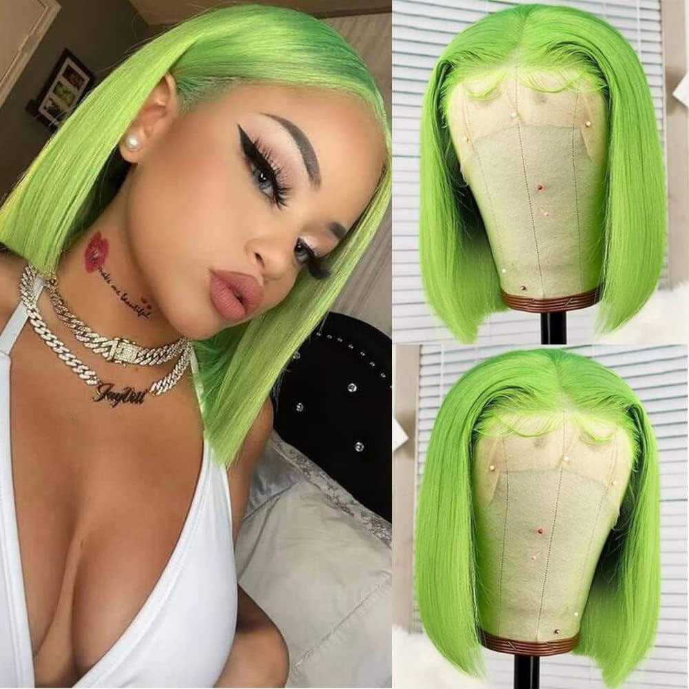 green wig