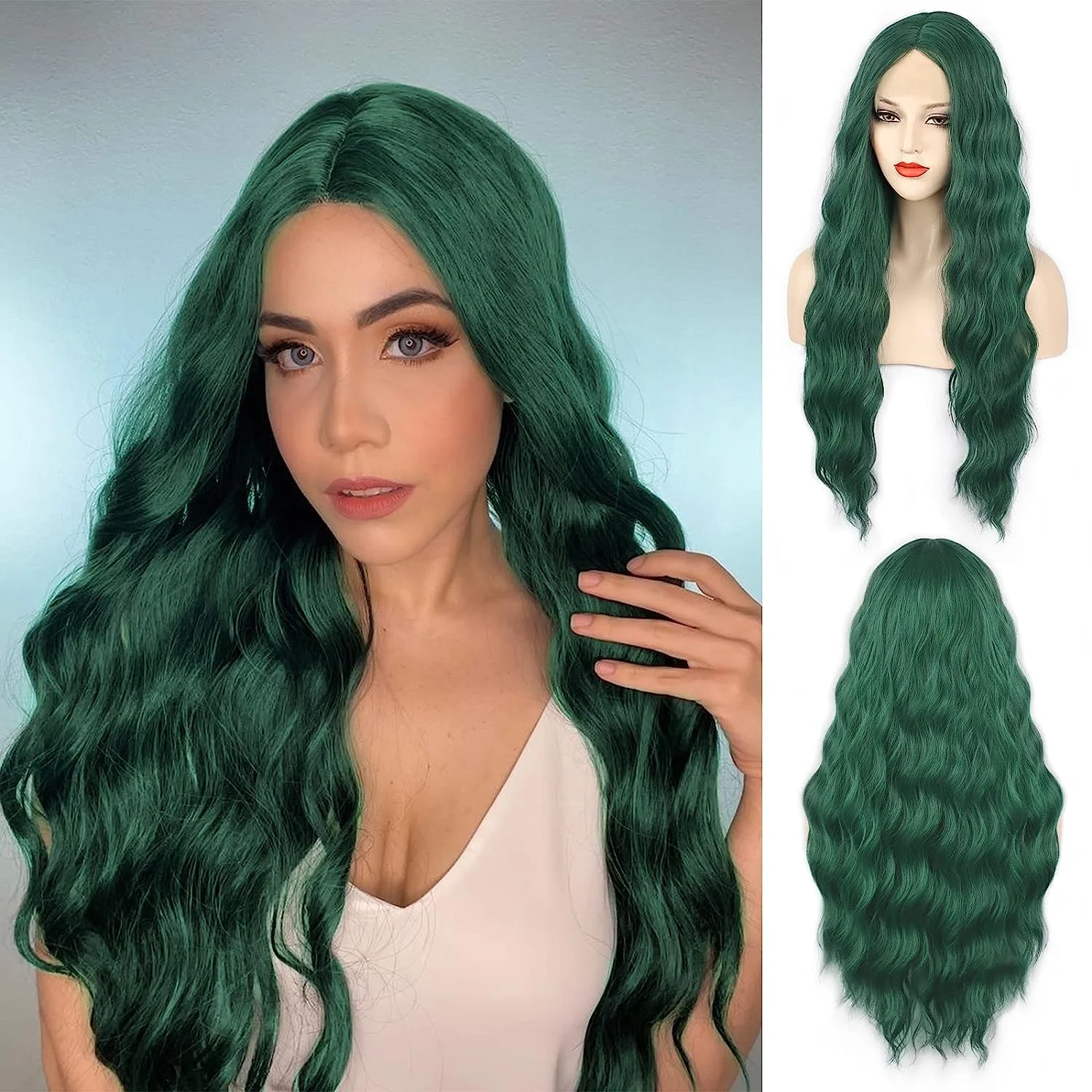 green wig