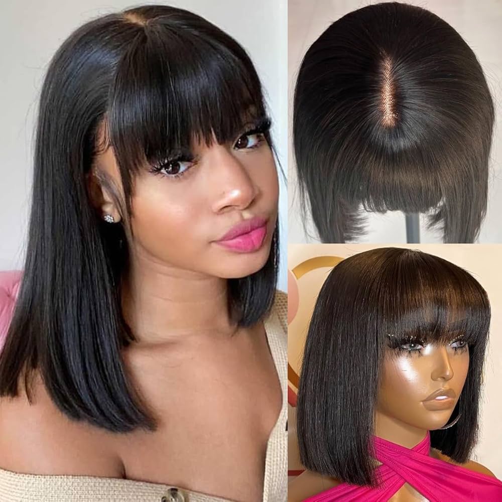 Short Black Wig