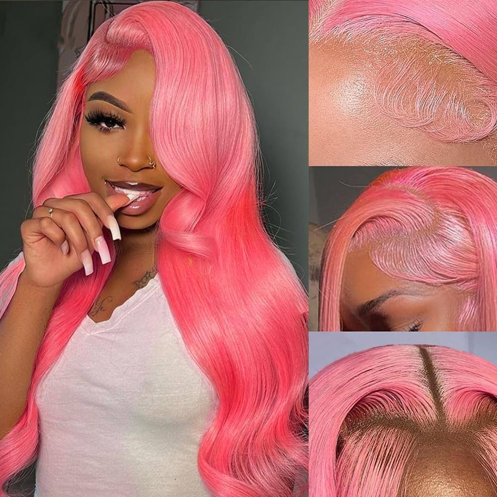 Pink Lace Front Wig