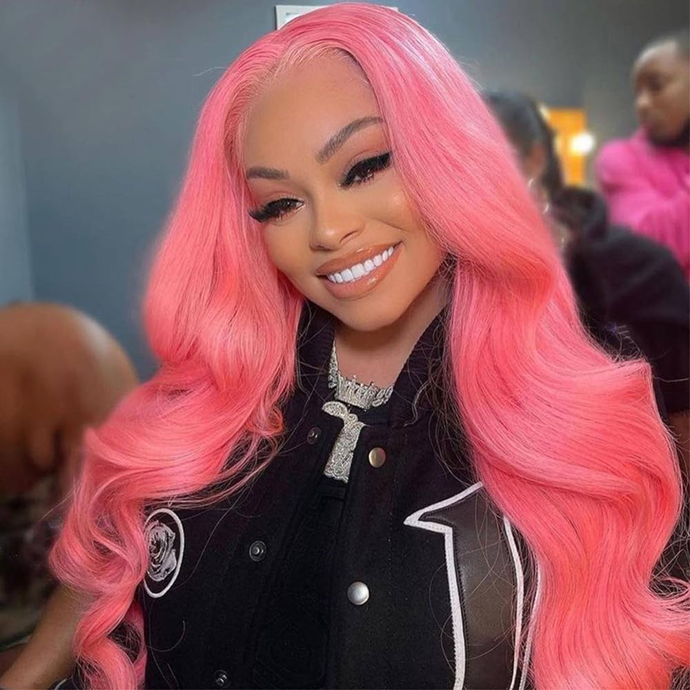 Pink Lace Front Wig