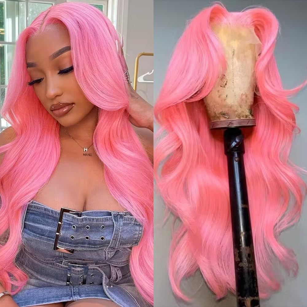 Pink Lace Front Wig