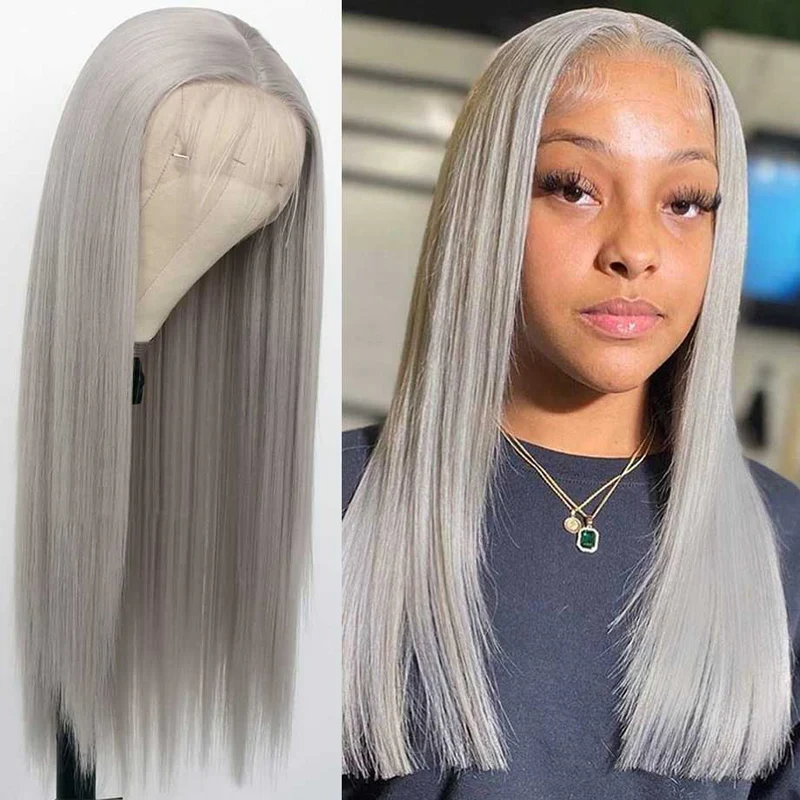 Grey Lace Front Wig