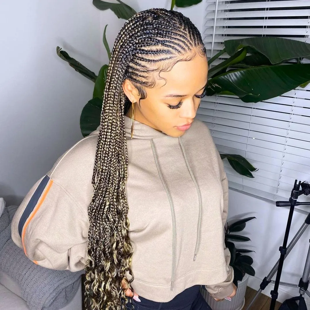 how to style knotless braids for work