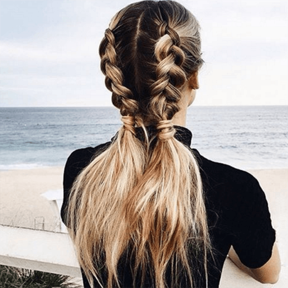 How to do two French braids on yourself