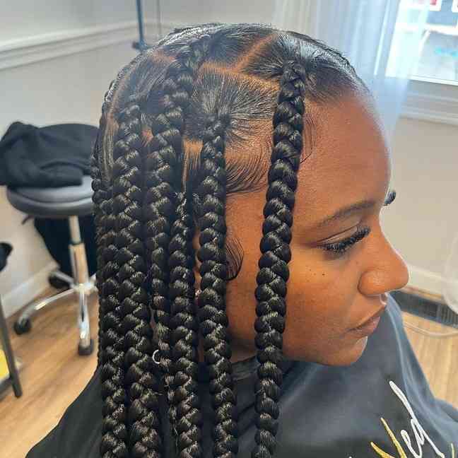 How long should knotless braids last