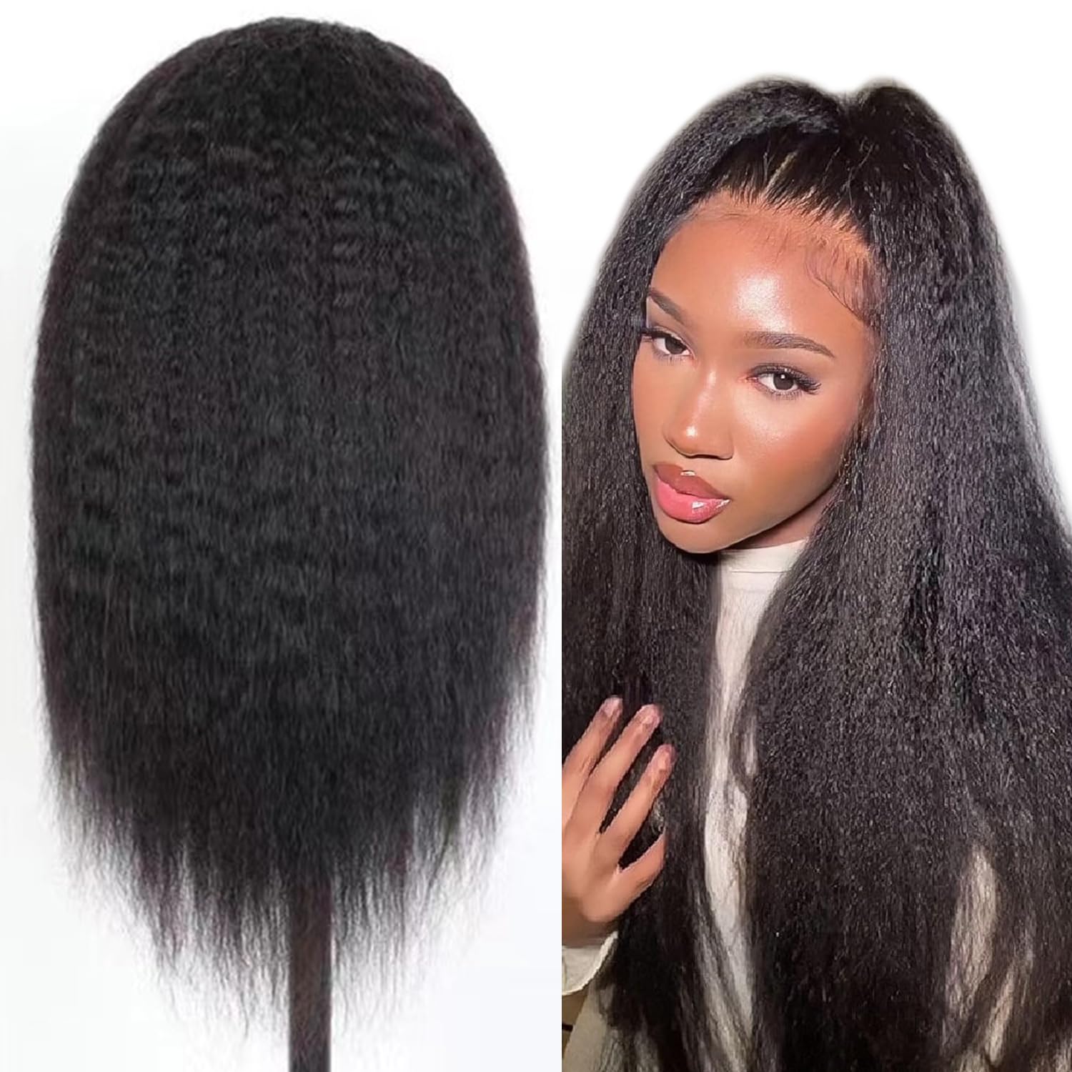 straight wig hairstyles