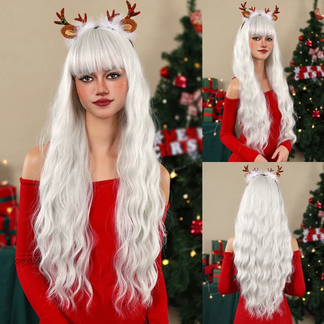 christmas tree wig