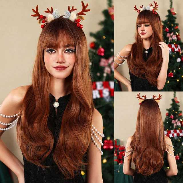 christmas tree wig