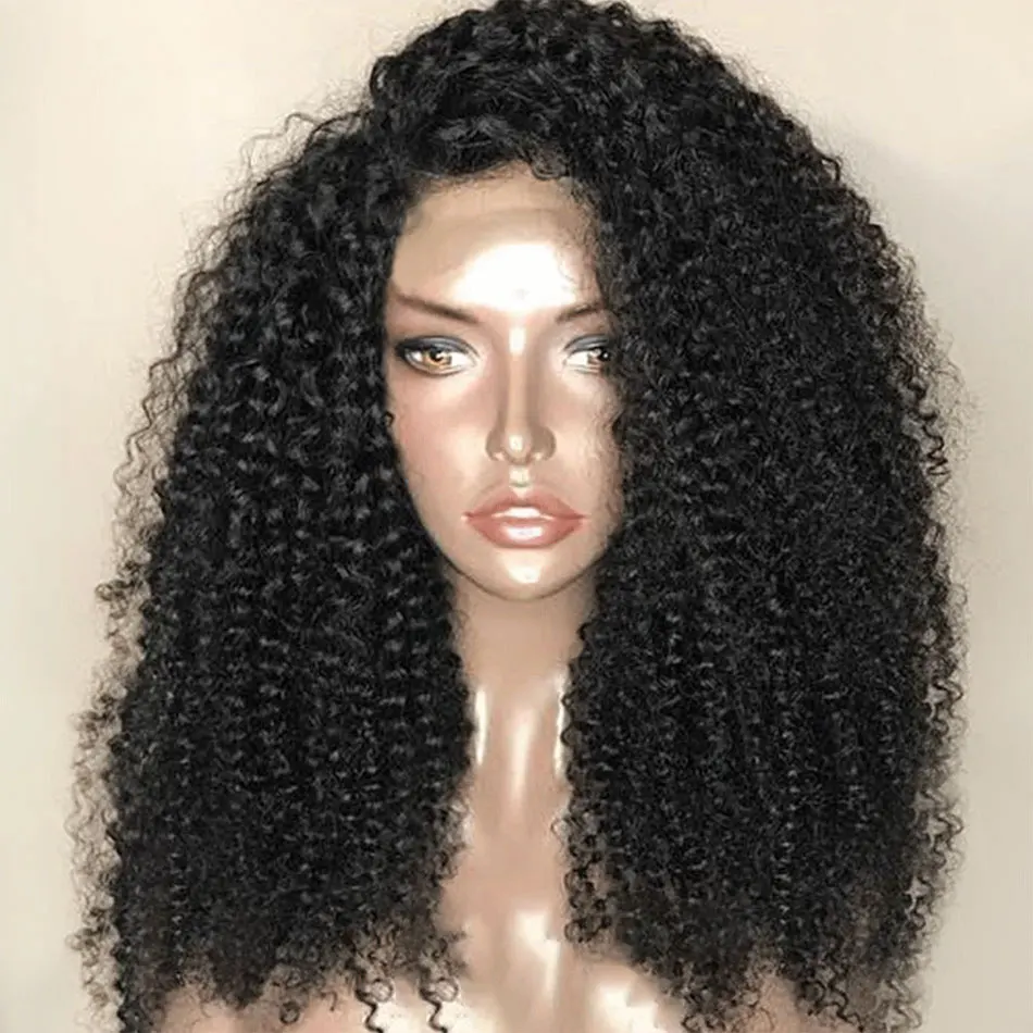 curly v part wig