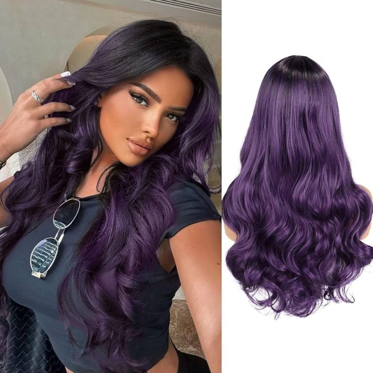 purple wig