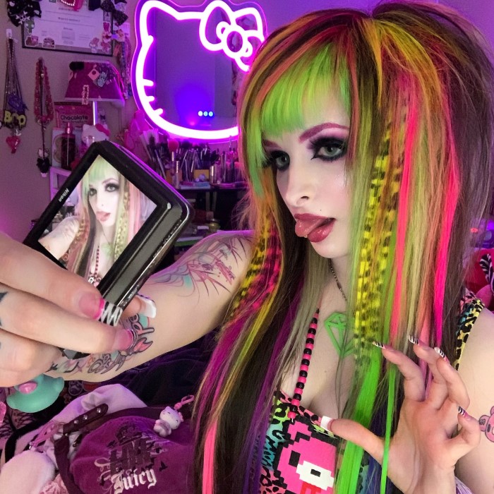 scene kid hair