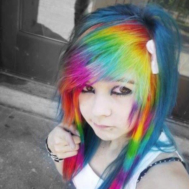 scene kid hair