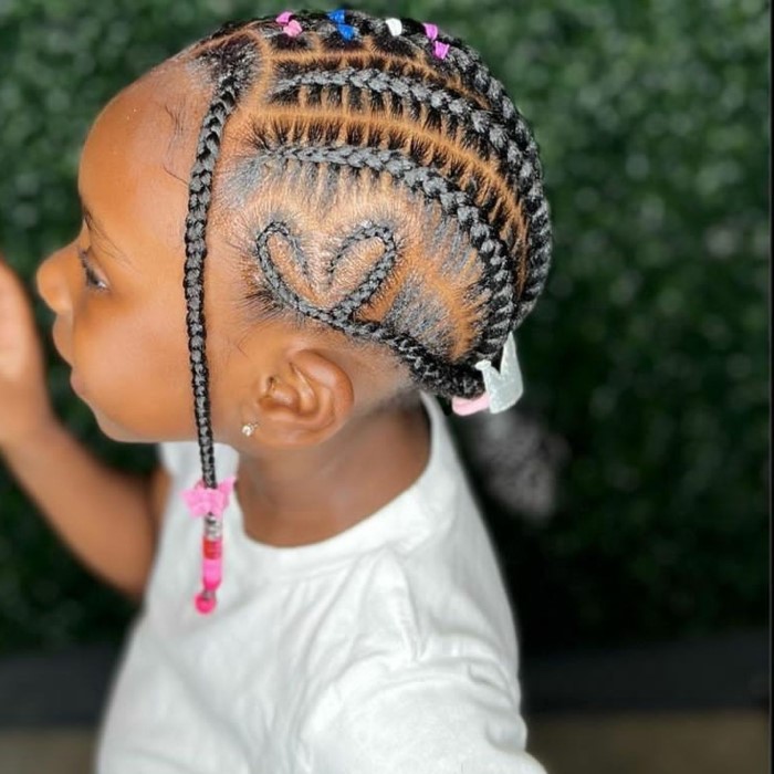 kid braiding hair