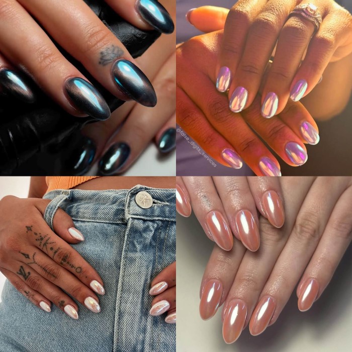 how to use chrome nail powder