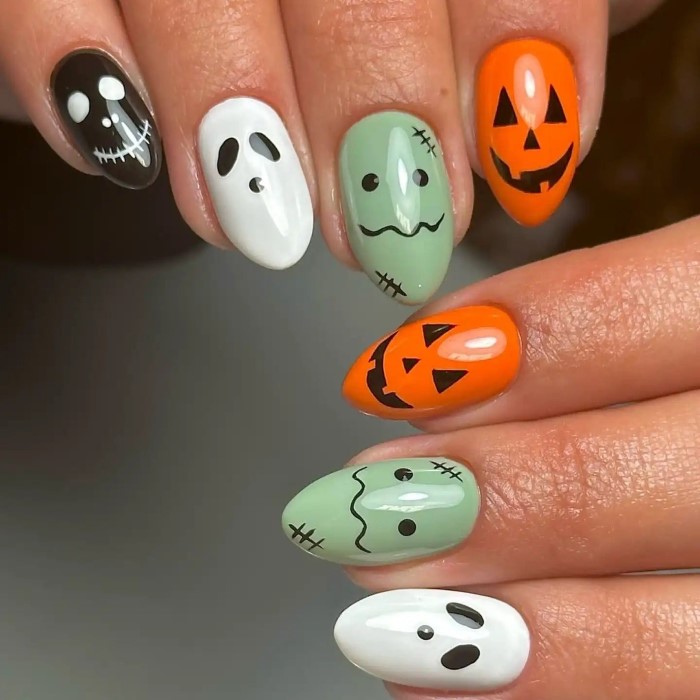 halloween nails for kids
