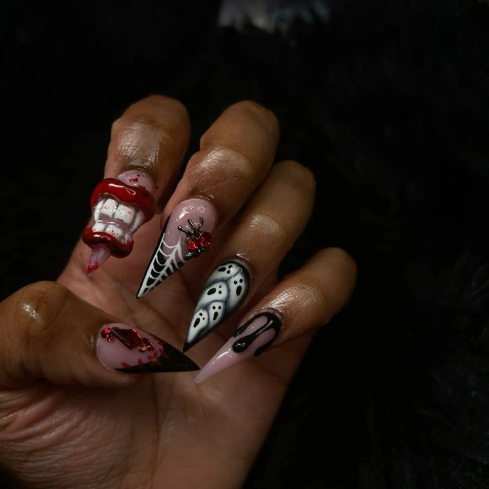 halloween nails designs