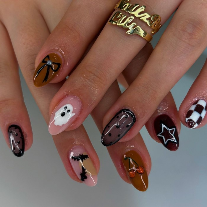 halloween nails designs