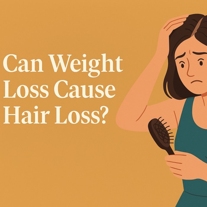does weight loss cause hair loss