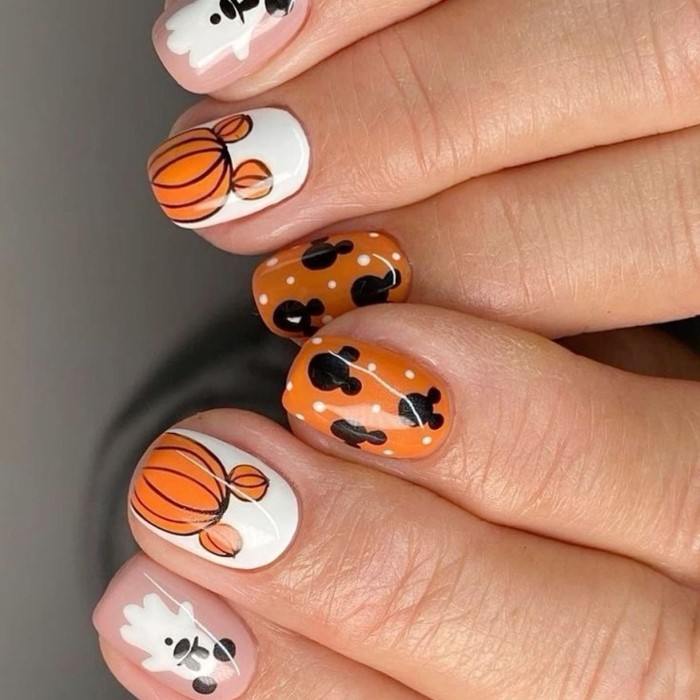 disney halloween nails