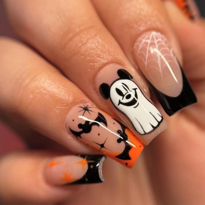disney halloween nails