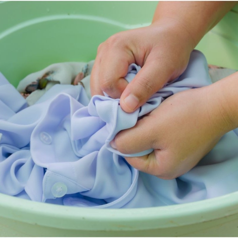 how to get nail glue out of clothes