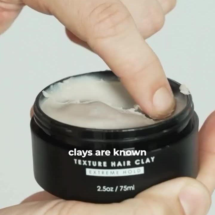 how to use hair clay