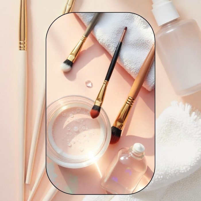 how to clean nail art brushes