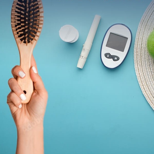 does diabetes cause hair loss