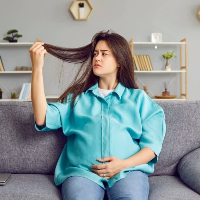 can pregnancy cause hair loss
