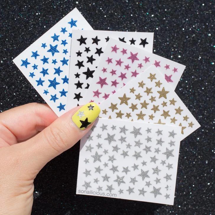 how to use nail stickers