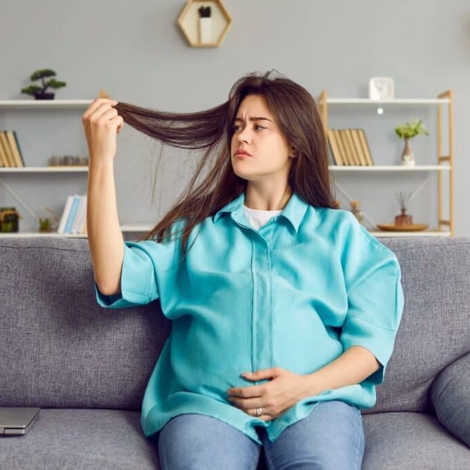 does pregnancy cause hair loss