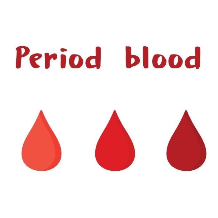 is period blood good for your skin