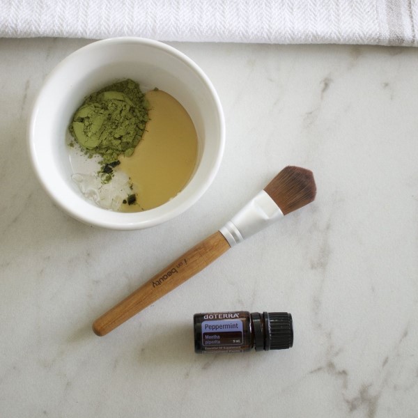 herb mint facial mask