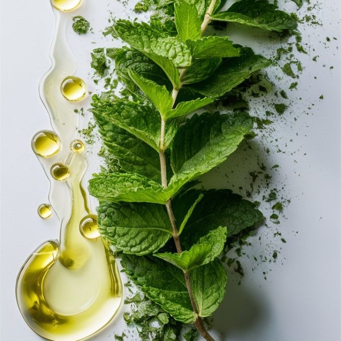 herb mint facial mask