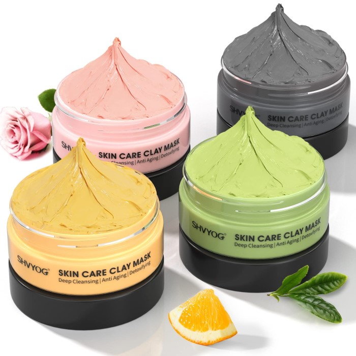 clay facial mask