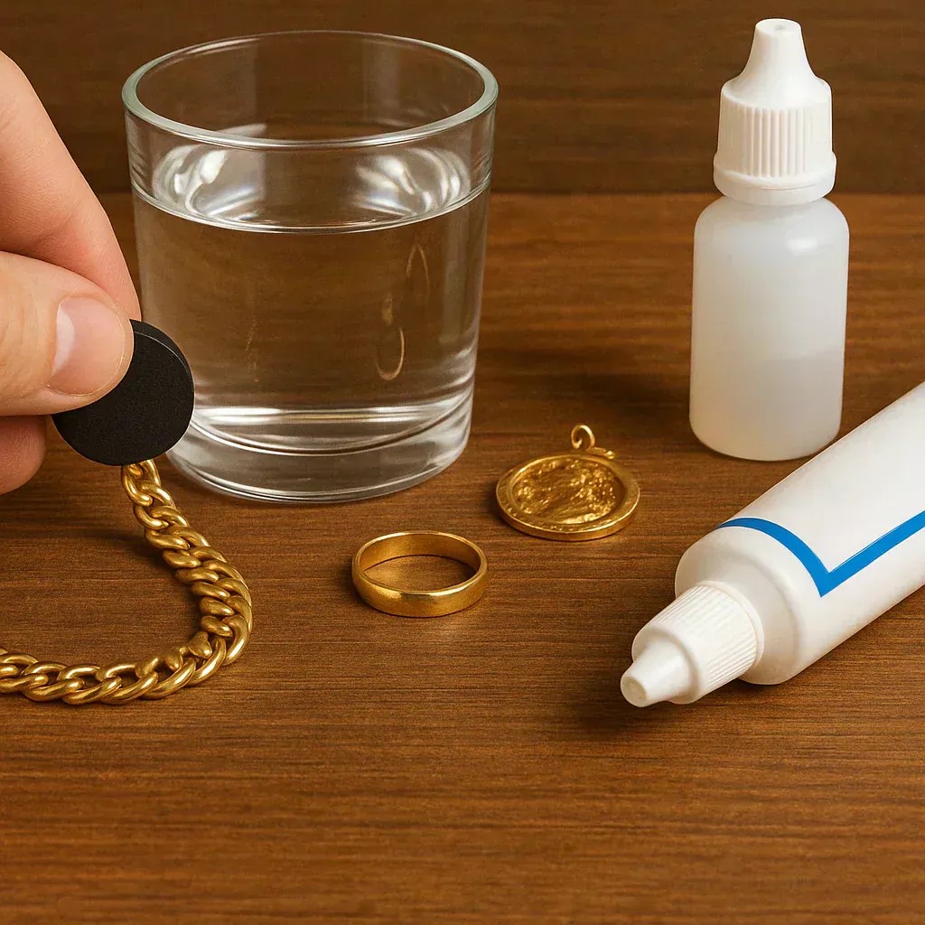 how to test gold jewelry